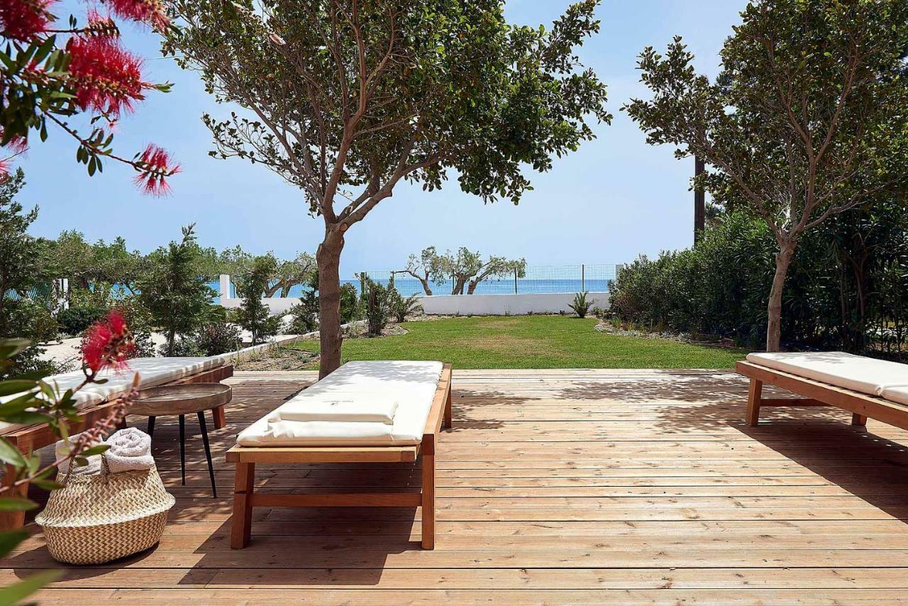 Beachfront Villa On Crete - Kirvas, Member Of Pelagaios Villas Koutsounári Luaran gambar